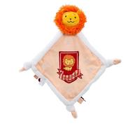 Rainbow Designs Harry Potter Gryfondor - Coperta per neonati con testa di leone e stemma in morbido peluche - morbida coperta per neonati con angoli annodati ed etichette