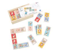 Rainbow Designs Peter Coniglio Legno Domino Set Giocattolo Gioco Per Età 1+ Anni