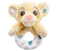 Rainbow Designs Re leone ufficiale Disney - Morbido giocattolo di peluche Simba, perfetto per mani piccole, sonaglio delicato per bambini da 0 a 6 mesi