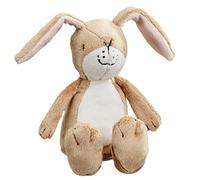 Rainbow Designs Sonaglio a forma di lepre Little Nutbrown, giocattolo sensoriale per neonati, morbido sonaglio in peluche