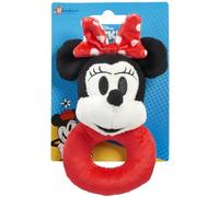 Rainbow Designs Ufficiale Disney - Topolino & Amici Minnie Mouse Morbido Anello di Peluche Sonaglio Giocattolo Neonato per Bambini (Minnie, Minnie)