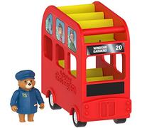 Rainbow Designs Ufficiale The Adventures Of Paddington - Londra Toy Play Bus con Paddington Bear Figure Apprendimento precoce e divertimento dal programma televisivo, 2 pezzi