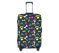 Rainbow Dog Cat Paw Travel Bagagli Protettivo Custodia Custodia Protettiva Custodia Elastico Resistente ai Graffi Diverse Misure, bianco, L