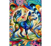 Rainbow Dog Reflections: Stained Glass Paws Journal