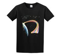 Rainbow Down To Earth Ritchie Blackmore Unisex 100% Cotton Short-Sleeve T-Shirts Black M