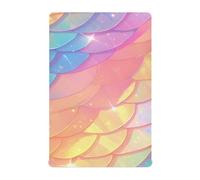 Rainbow Dragon Scales Scintillante lenzuola per bambini coprimaterasso Neutro 52''x28'' sábanas para cuna de
