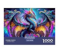 Rainbow DragonUltimate Challenge Jigsaw Puzzles for Adults Conquer The 1000-Piece (Advanced) Impossible, Hard, And Difficult Challenging Puzzle Educational Games - This Is The Pinnacle Gift Jigsaw Pu