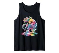Rainbow Drip Chameleon Streetwear Animali Canotta