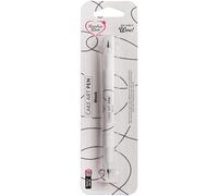 Rainbow Dust Penna professionale per cake art, con doppio pennino, colore: nero