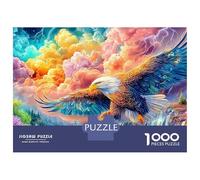 Rainbow Eagle Flies by Lightning Puzzle Da 1000 Pezzi Majestic Eagle Ottimo Regalo Per Anziani, over 65, Adulti E Bambini 70x50cm/1000pcs