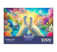 Rainbow Feather Jigsaw Puzzle Impossibili 1000Pcs Animal Decorazione Per La Casa. Giochi Rilassamento E Intelligence Per Adulti E Ragazzi Da 14 Anni 70x50cm/1000pcs