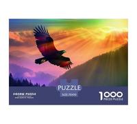 Rainbow-feathered Eagle Puzzle in Legno Impermeabile Puzzle Da 1000 Pezzi Per Adulti Colorati Puzzle Per Adulti Giochi Educativi
