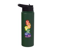 Rainbow Flag Gay Pride LGBTQ Pinguino Stainless Steel Insulated Water Bottle