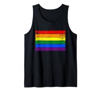 Rainbow Flag Uguaglianza Gay Lesbiche Transgender Genere Canotta