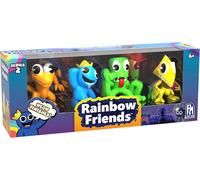 Rainbow Friends Minifigure Set 4 Pezzi Finitura Neon Serie 2