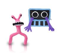 Rainbow Friends Peluche,Horror Gioco Bambola di Peluche Rainbow Friends,Rainbow Friends Giocattoli di Peluche Amici Arcobaleno,Rainbow Friends Plush per Ragazzi Ragazze e Amanti del Gioco (Rosa)
