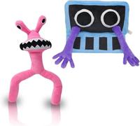Rainbow Friends - Peluche Roblox - Simpatica bambola di peluche, regalo per bambini, feste, Halloween, Natale, Ringraziamento (2 pezzi)