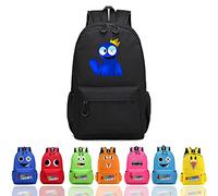 Rainbow Friends Zaino Scuola e da Viaggio, Amici Arcobaleno Backpack, Grande Capacità, Anime Cartoon per Studenti