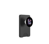 Rainbow Galaxy Cat Equitazione Squalo nello Spazio Fantascienza Spazio Pianeta PopSockets PopWallet per MagSafe