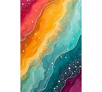 Rainbow Galaxy Journal | Colorful Aesthetic Notebook for Women and Men for Daily Writing, Creative Thoughts & Journaling Inspiration | 6x9 College Ruled Notebook with Lined Pages