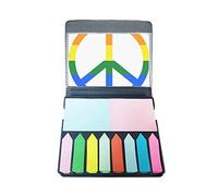 Rainbow Gay Lesbian Anti war LGBT Self Stick Note Color Page Marker Box