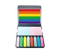 Rainbow Gay Lesbian Bisexuals LGBT Self Stick Note Color Page Marker Box