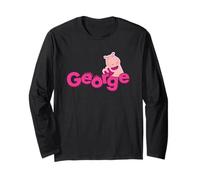 Rainbow George Pink Lashes Testo Retro Maglia a Manica