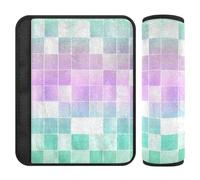 Rainbow Grid Moderna 2 pz Cintura di Sicurezza Pad Più Comfort Guida per SUV forro para cinturon de seguridad