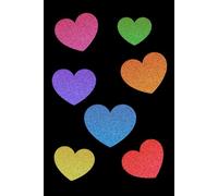 Rainbow Heart Journal: 155 Colorful Love-Inspired Pages: A 6x9 Vibrant Heart-Themed Notebook with Colorful Borders and Tiny Heart - Ideal for ... Daily Reflections, or Creative Writing