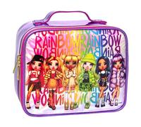RAINBOW HIGH - Astuccio, Beauty Case con Zip, Interno orgnaizzato, Ideale Per Organizzare Piccoli Oggetti - cm 22x18hx14