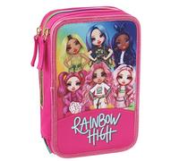 RAINBOW HIGH Astuccio Scuola 3 Zip - Con Corredo E Interno Organizzato