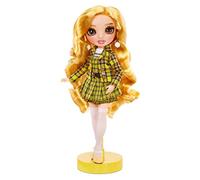 Rainbow High Bambola alla Moda Sheryl Meyer- Giocattolo da Collezione per Bambini - con 2 Vestiti Mix & Match e Accessori per Bambole - Ottimo Regalo - età: 6-12 Anni - Calendula (Giallo)