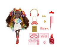 Rainbow High Creative Crystals Iris - Bambola Fashion Arcobaleno da 28 cm con Kit per Accessori di Cristallo, Anello per Te, Fai da Te, Gioco in Resina, Regalo per Bambini età 8+, Non COMMESTIBILE