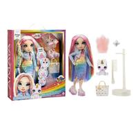 Pinypon Bambola Con Animale Domestico Mga Amaya Rainbow World 22 Cm Articolata