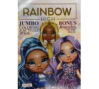 Rainbow High Coloring and Activity Book with Bonus Cut Out Valentine on Back - 64 pagine