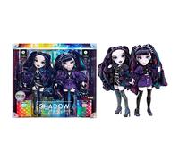 Rainbow High Edizione Speciale Gemelle - Confezione da 2 Bambole alla Moda: NAOMI & VERONICA STORM - Include abiti viola e neri con accessori - Per bambini dai 6 ai 12 anni - Da collezionare
