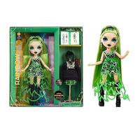 Rainbow High Fantastic Fashion Doll - JADE HUNTER - Bambola alla moda verde da 11" e set da gioco con 2 abiti e accessori moda - Età 4-12 anni