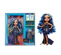 Rainbow High Fantastic Fashion Doll - SKYLAR BRADSHAW - Bambola fashion blu da 11" e set da gioco con 2 abiti e accessori alla moda - Età 4-12 anni