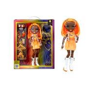 Rainbow High Fashion Doll: MICHELLE ST. CHARLES. Bambola Arancione con Vestito a