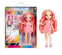 Rainbow High Fashion Doll - Pinkly Paige - Bambola alla Moda Rosa con Abiti, Occhiali e oltre 10 Accessori Colorati - Ideale per Bambini dai 4 ai 12 Anni e Collezionisti