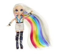 Rainbow High Hair Studio Bambola Amaya Raine Esclusiva con Capelli Extra Lunghi E Colori Lavabili, 5 in 1, Multicolore