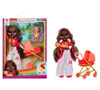 Rainbow High Jr. High Bestie Babysitters - Iris Bow, 23cm Bambola Fashion