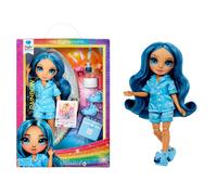 Rainbow High Junior High PJ Party - Skyler (blu) - Bambola snodata da 22 cm con