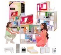 Rainbow High Large Wooden 3-Story Dollhouse with Accessories