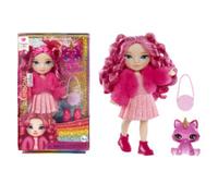 Rainbow high littles - bambola fashion piccola e snodabile - 3 bambole assortite alte 14 cm con borsa e unicorno magico e accessori fashion