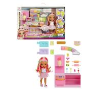 Rainbow High set con la sorellina - pasticceria