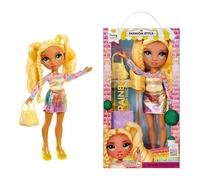 Rainbow High My Fashion Style Doll - Sunny - Bambola alla moda gialla di 28 cm con abito e borsetta alla moda, snodata, collezionabile, età 4-12 anni