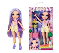 Rainbow High My Fashion Style Doll - Violet - Bambola alla moda viola di 28 cm con abito e borsetta alla moda, snodata, collezionabile, età 4-12 anni
