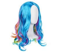 Rainbow High Parrucca da 45,72cm, Morbida, con Capelli Lunghissimi per Giochi di Ruolo, Accessori Glam per Bambine, Color Arcobaleno