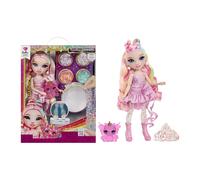 Rainbow High Rainbow Shimmers with Slime - Bella, rosa - Bambola Fashion di 28 cm, con Kit Slime e un Llama come Animaletto Domestico, età 4+